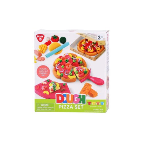 Playgo Pizza Kleiset - 4 Kleipotjes